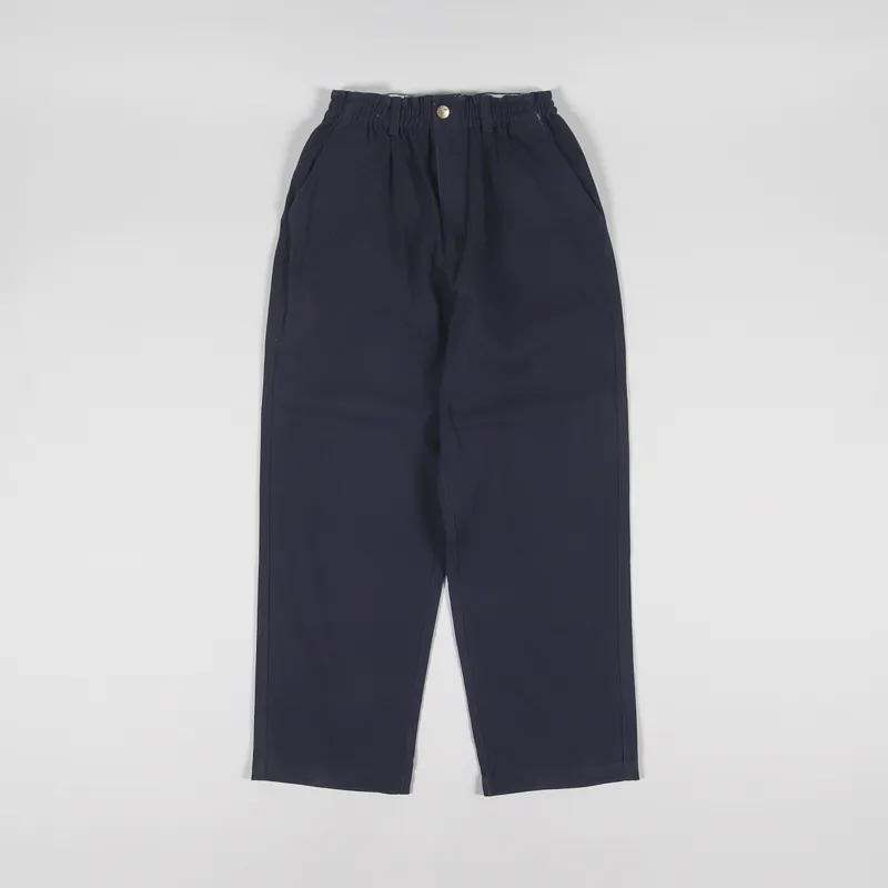 Butter Goods Wide leg Pants Navy-1