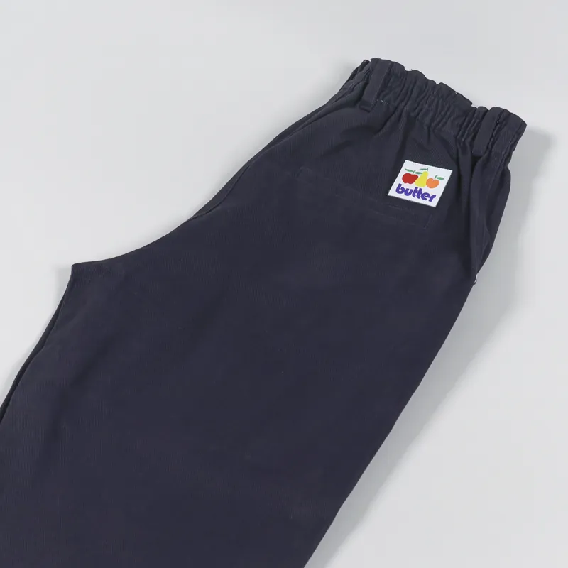 Butter Goods Wide leg Pants Navy-5