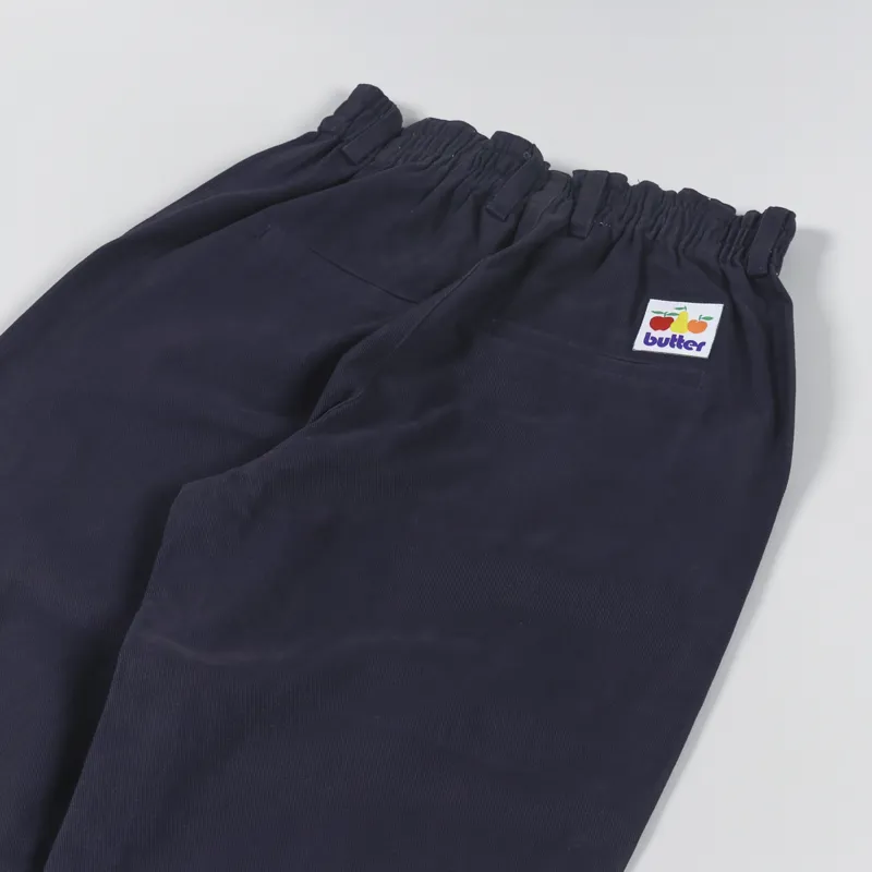 Butter Goods Wide leg Pants Navy-7