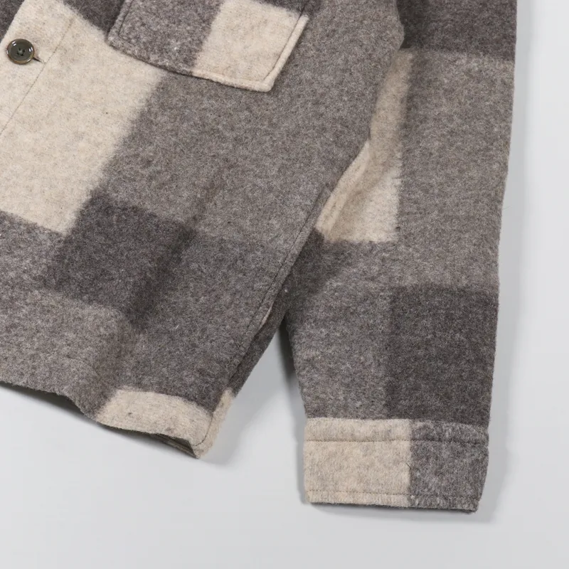 NN07 Wilas Overshirt Khaki Check-8