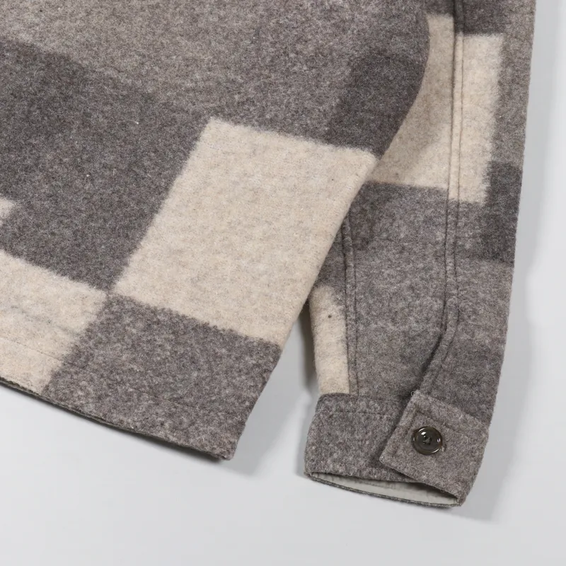 NN07 Wilas Overshirt Khaki Check-6