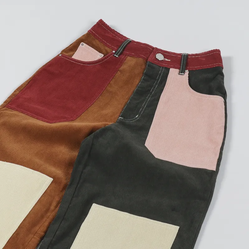 L.F.Markey Womens Wilder Trousers Patchwork Corduroy-5