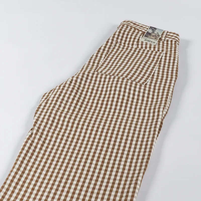 Nudie Jeans Womens Willa Pants Gingham Oak Check-6