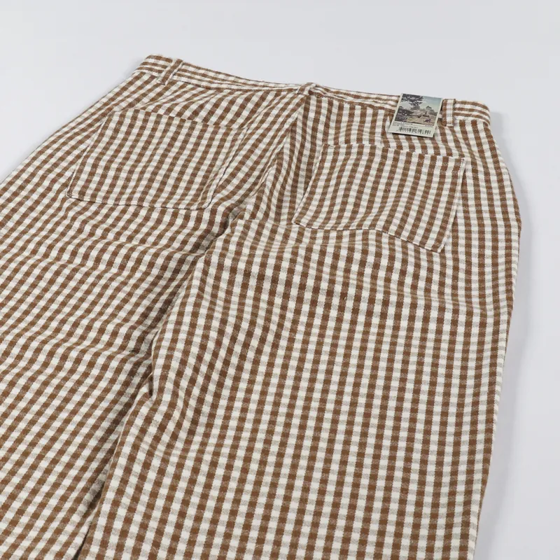 Nudie Jeans Womens Willa Pants Gingham Oak Check-8