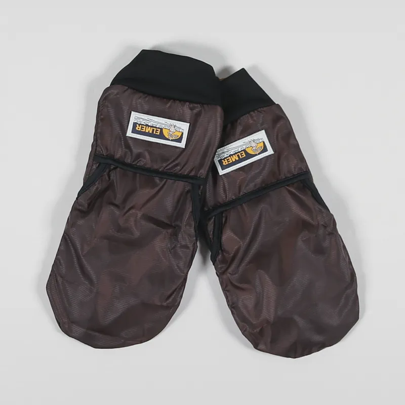 Elmer Windproof Fabric Conductive Gloves Brown-1