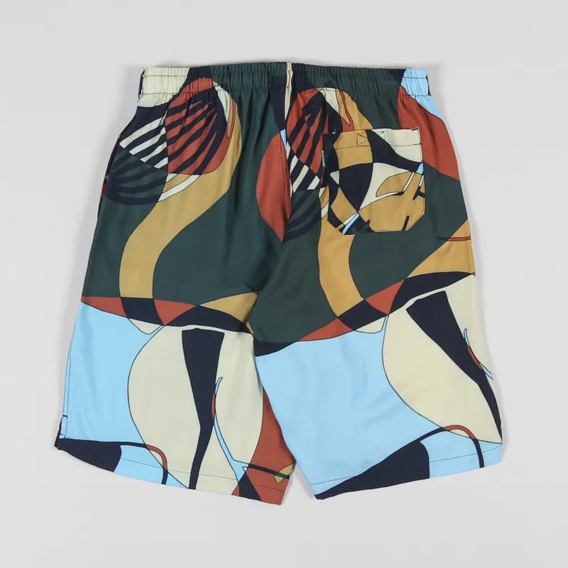 Magenta Wild Horses Shorts Multi-1