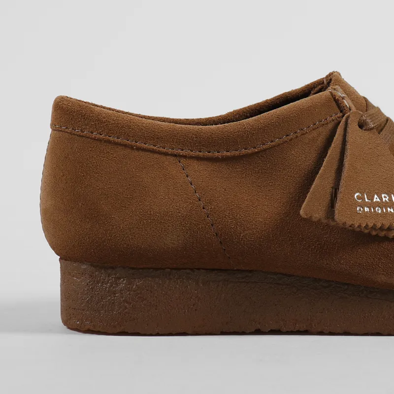 Clarks Originals Wallabee Shoes Cola Suede-5