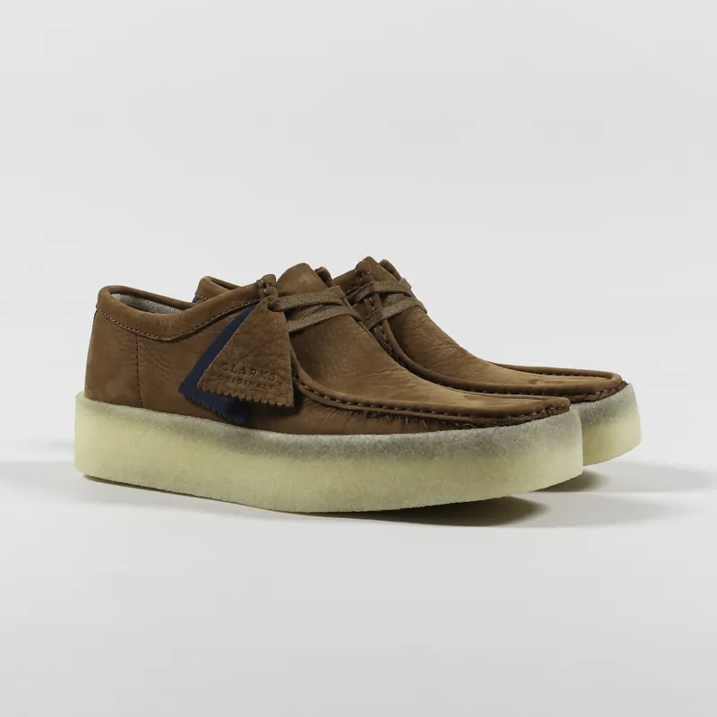 goud aankomst Occlusie Clarks Originals Mens Wallabee Cup Shoes Tan Nubuck