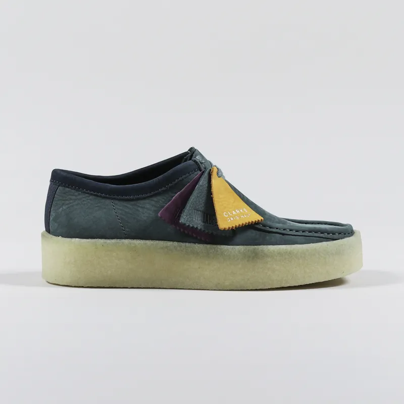 Clarks Originals Wallabee Cup Shoes Teal Nubuck-4