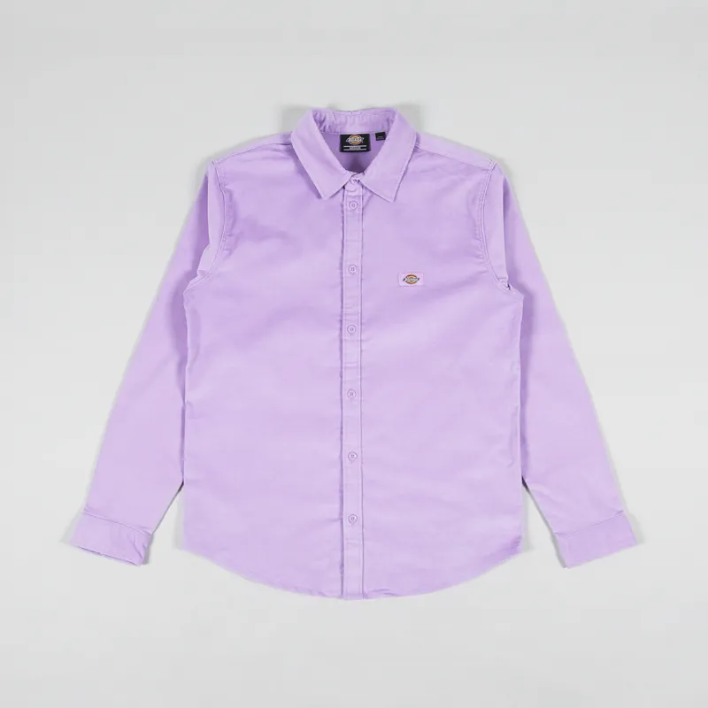 Dickies Wilsonville Long Sleeve Shirt Purple Rose