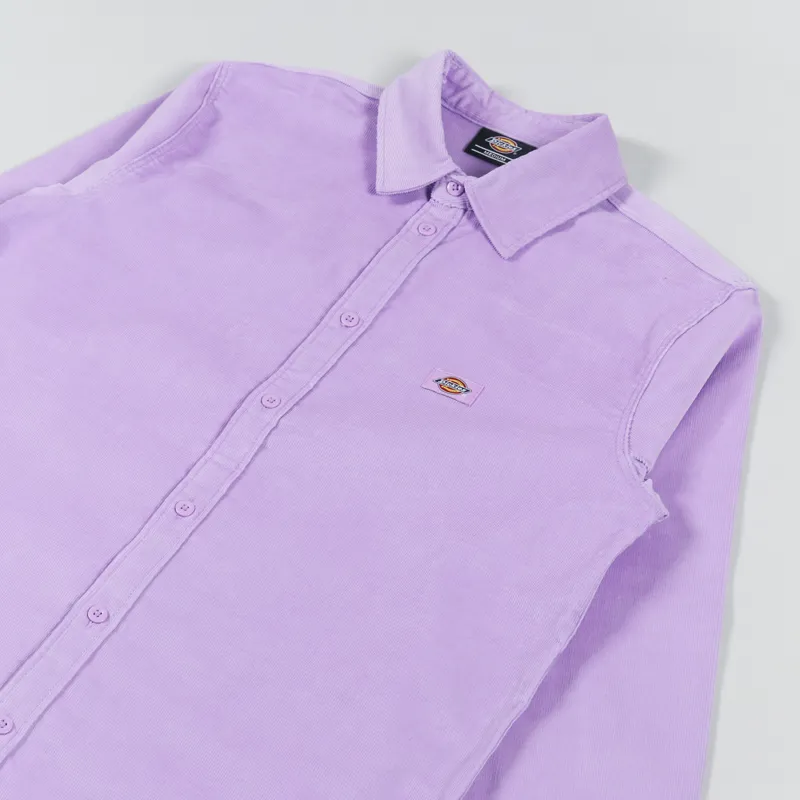 Dickies Wilsonville Long Sleeve Shirt Purple Rose-2