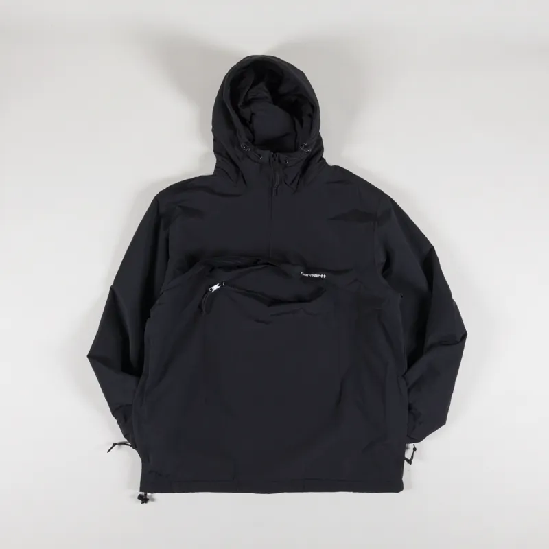 ジャケット・アウター carhartt Windbreaker Pullover M Carhartt Windbreaker Pullover Jacket - Blue / Black | Flatspot