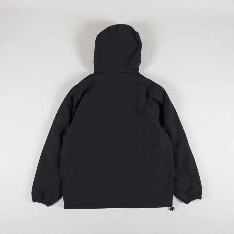 Carhartt WIP Mens Windbreaker Jacket Pullover Black White