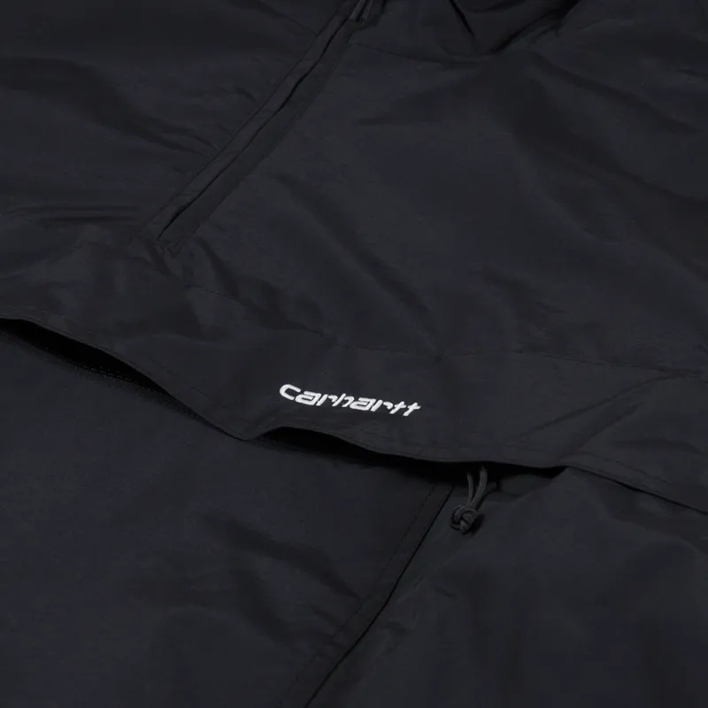 Carhartt WIP Windbreaker Pullover Black White-5