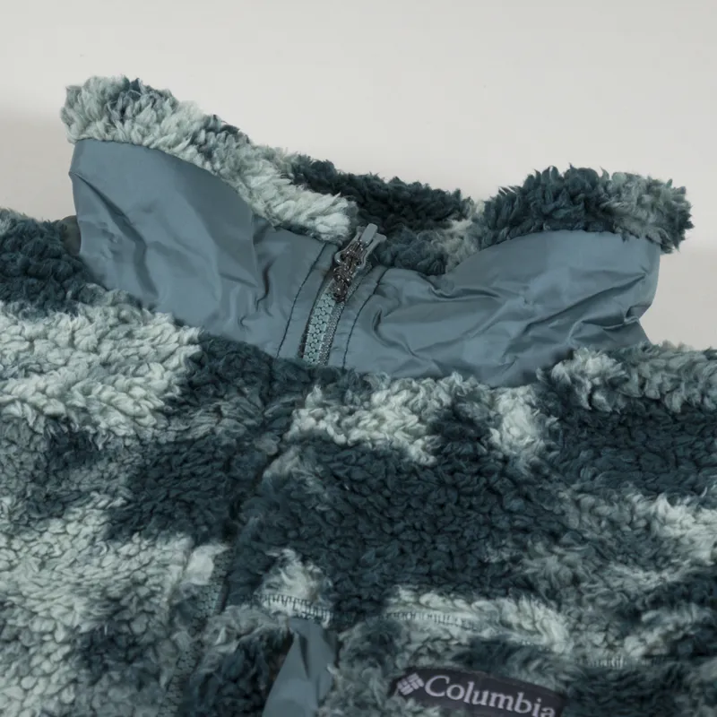 Columbia Winter Pass Sherpa Fleece Night Wave Quilted Print-8