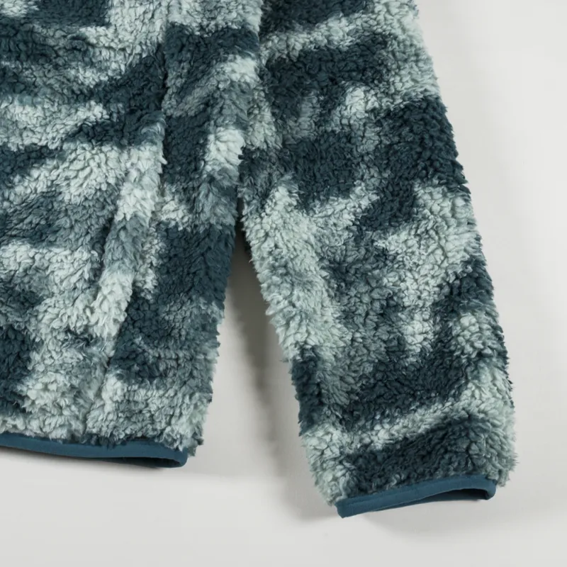 Columbia Winter Pass Sherpa Fleece Night Wave Quilted Print-6