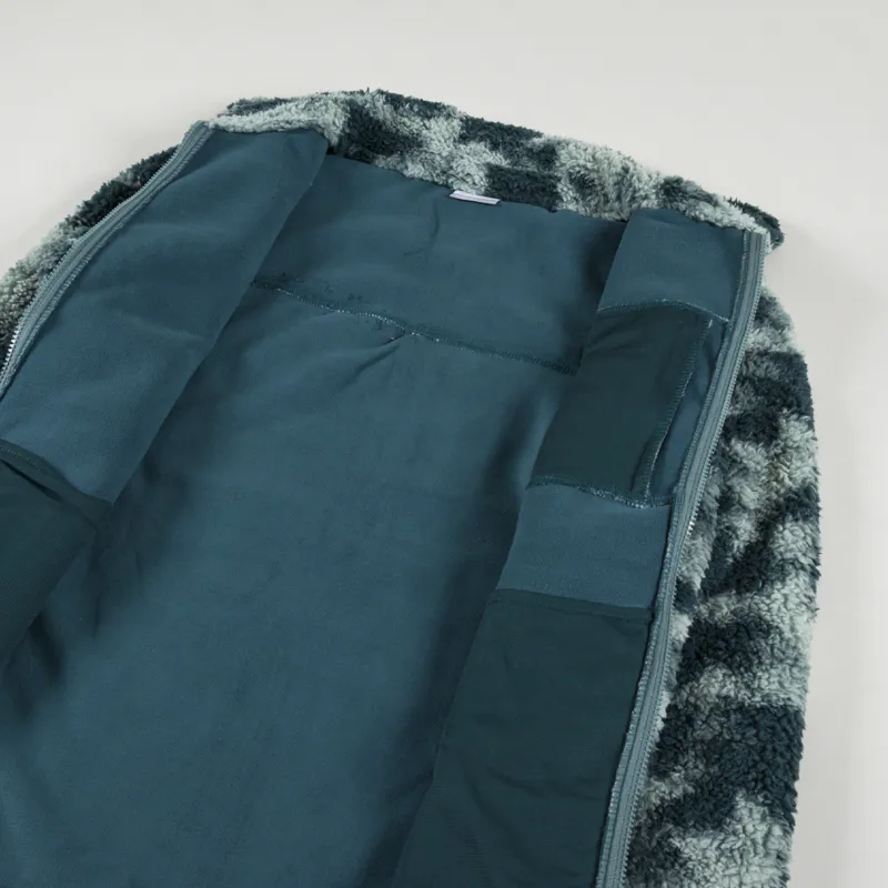 Columbia Winter Pass Sherpa Fleece Night Wave Quilted Print-4