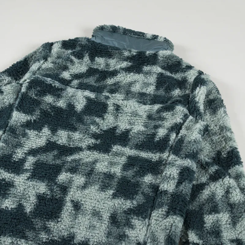 Columbia Winter Pass Sherpa Fleece Night Wave Quilted Print-5