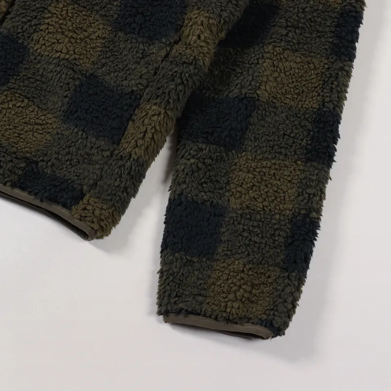 Columbia Winter Pass Sherpa Fleece Olive Check-4