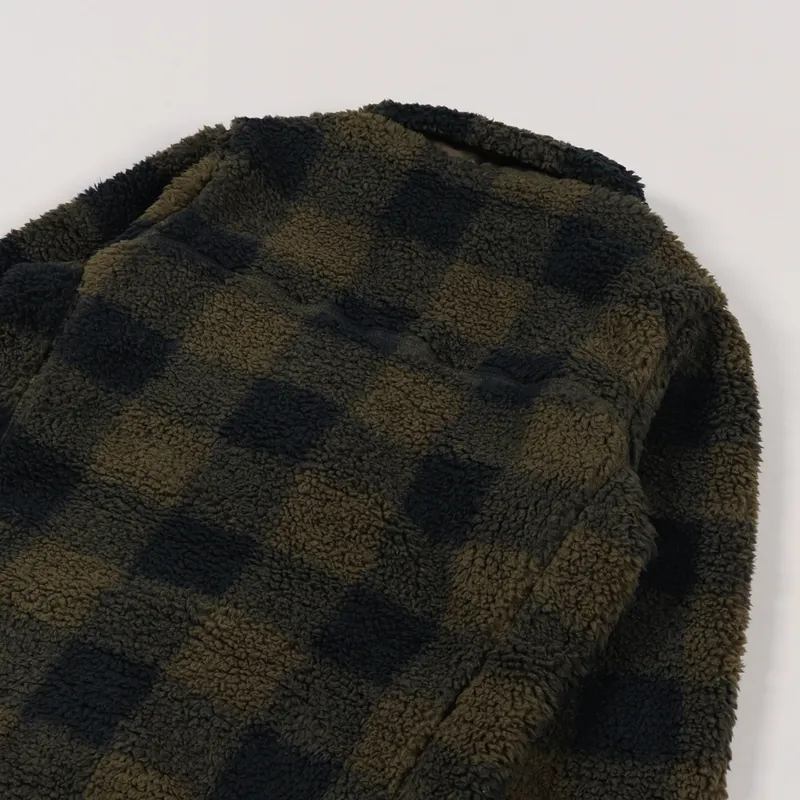 Columbia Winter Pass Sherpa Fleece Olive Check-6