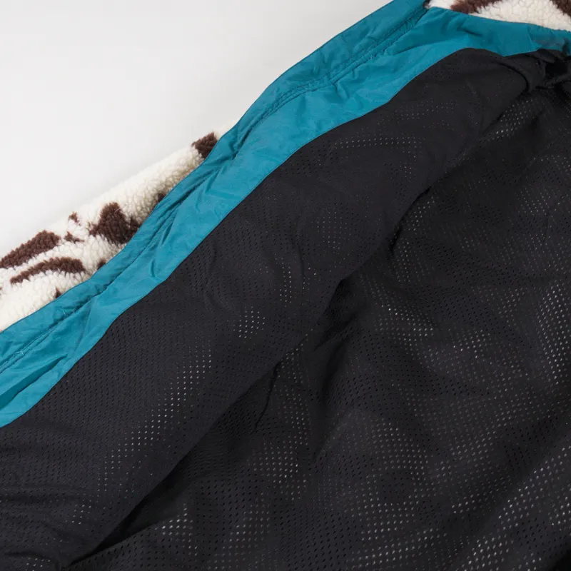 Penfield Geo Print Mattawa Fleece Shaved Chocolate-6