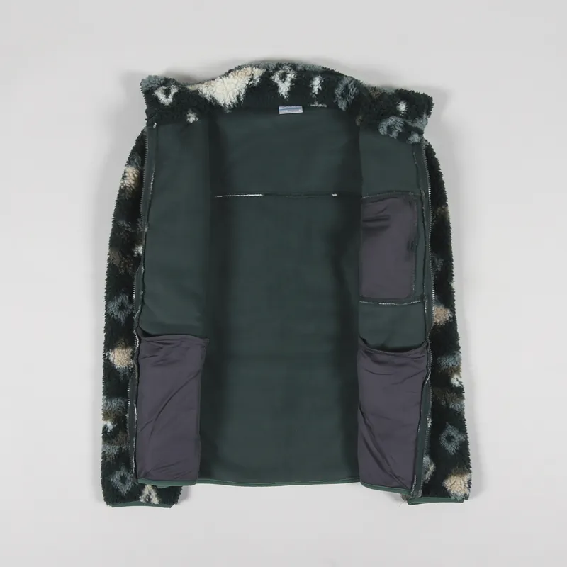 Columbia Winter Pass Sherpa Fleece Spruce Rocky Mountain Print-1