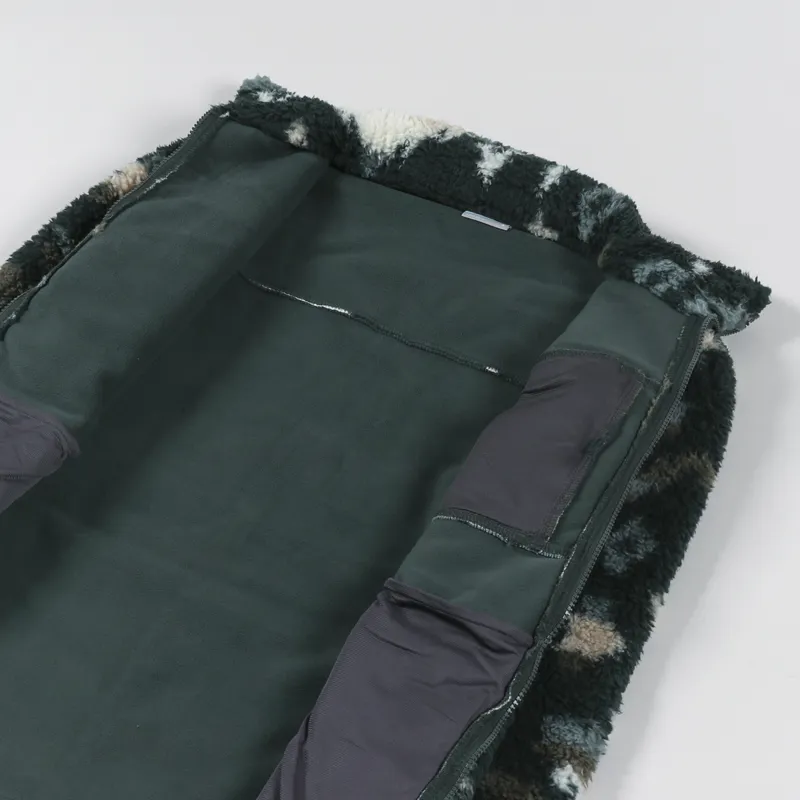 Columbia Winter Pass Sherpa Fleece Spruce Rocky Mountain Print-4