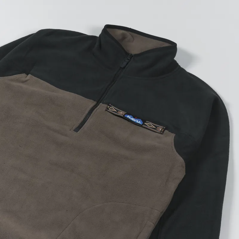 Kavu Winter Throwshirt Fleece Black Walnut-2