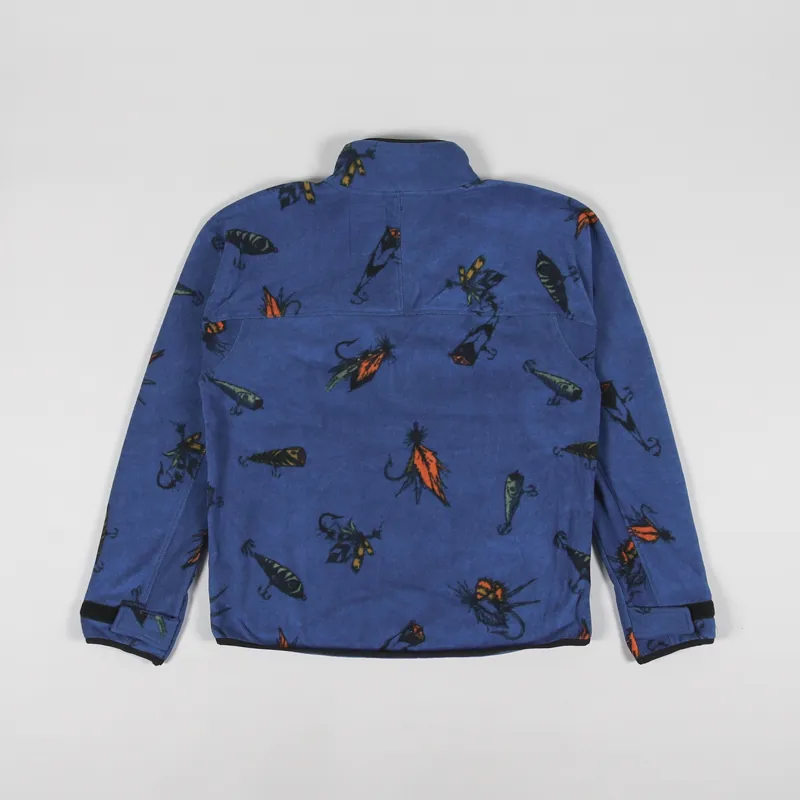 Kavu Winter Throwshirt Fleece Blue Top Water-1