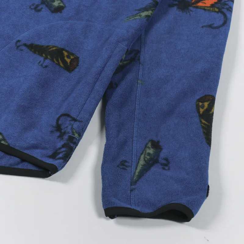 Kavu Winter Throwshirt Fleece Blue Top Water-5