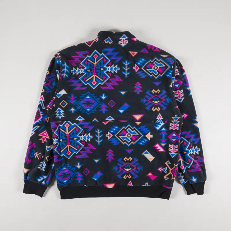 Columbia Mens Wintertrainer Half Snap Fleece Pullover Black Print