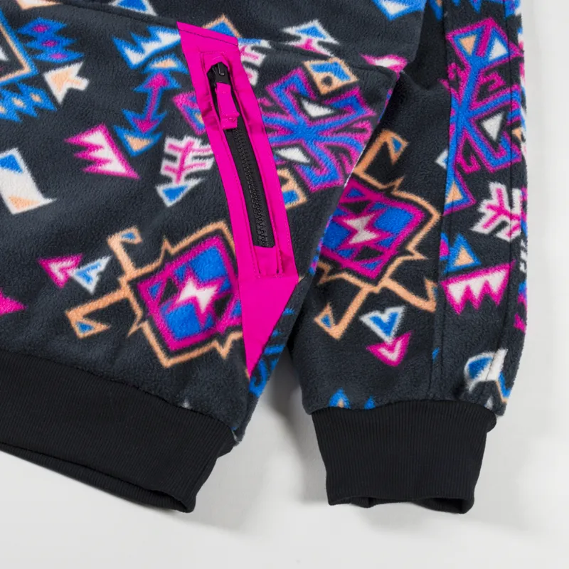 Columbia Mens Wintertrainer Half Snap Fleece Pullover Black Print