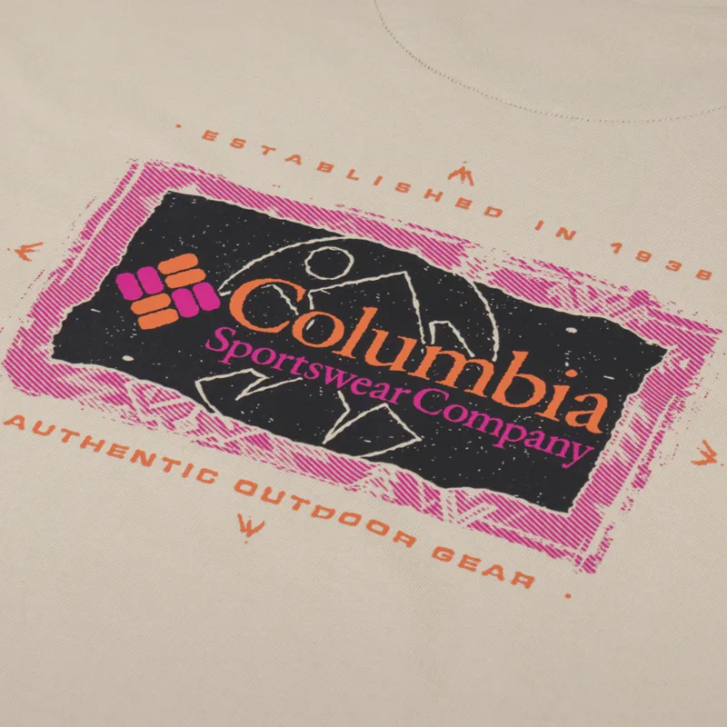 Columbia Wintertrainer Graphic T Shirt Ancient Fossil-4