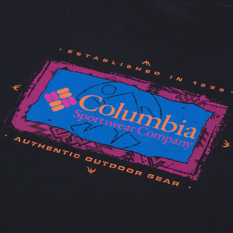 Columbia Wintertrainer Graphic T Shirt Black-4