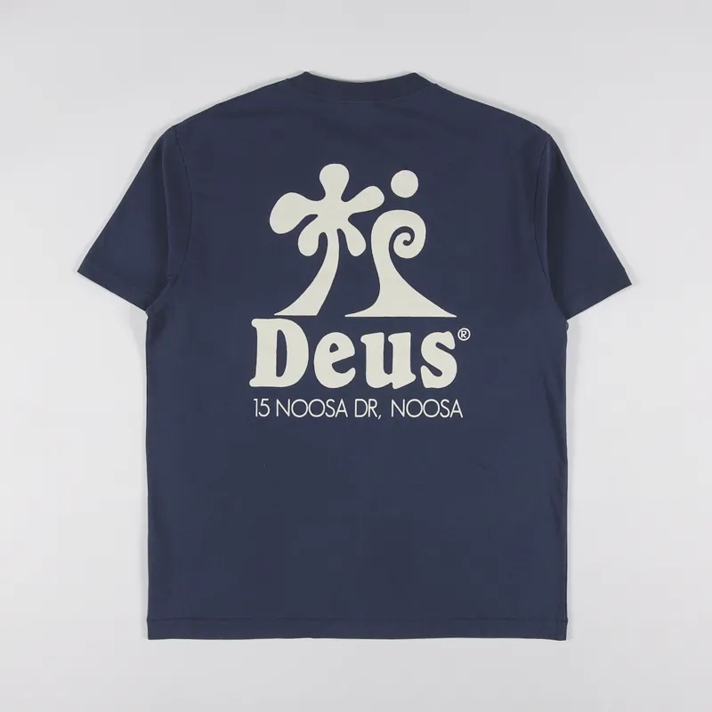 Deus Ex Machina Wobbles T Shirt Navy