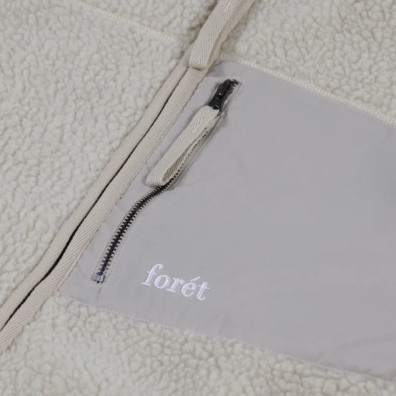 Foret Wolf Fleece Jacket Cloud-7