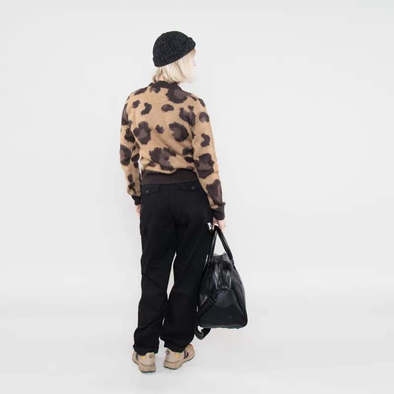 Fred Perry Womens Amy Winehouse Foundation Jumper Tonal Leopard-2