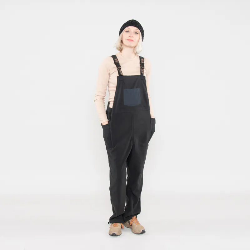 Kavu Womens Pocatello Dungarees Black-1