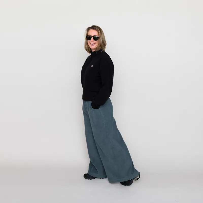 Beaumont Organic Womens Caitlin Cord Trouser Petrol-3