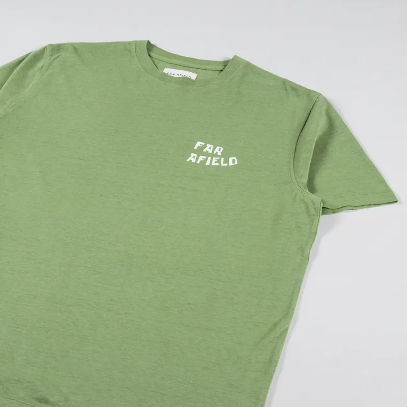 Far Afield Wonders Sun Swirl T Shirt Green-3