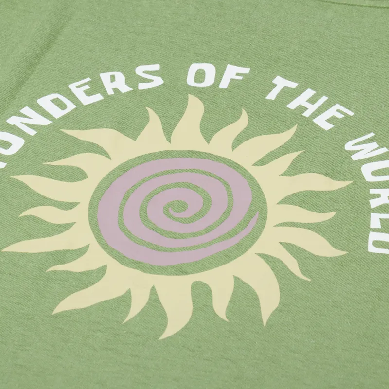 Far Afield Wonders Sun Swirl T Shirt Green-4