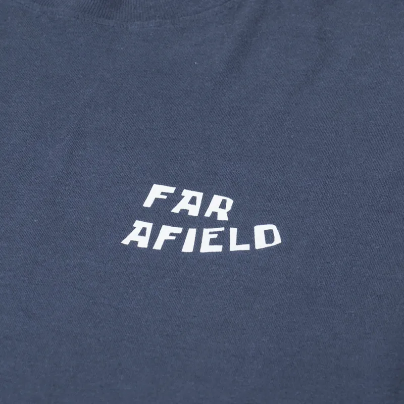Far Afield Wonders Sun Swirl T Shirt Blue-5