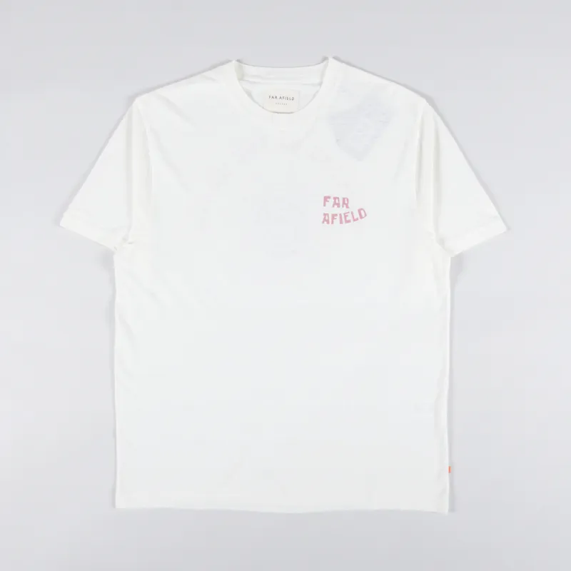 Far Afield Wonders Sun Swirl T Shirt White-1