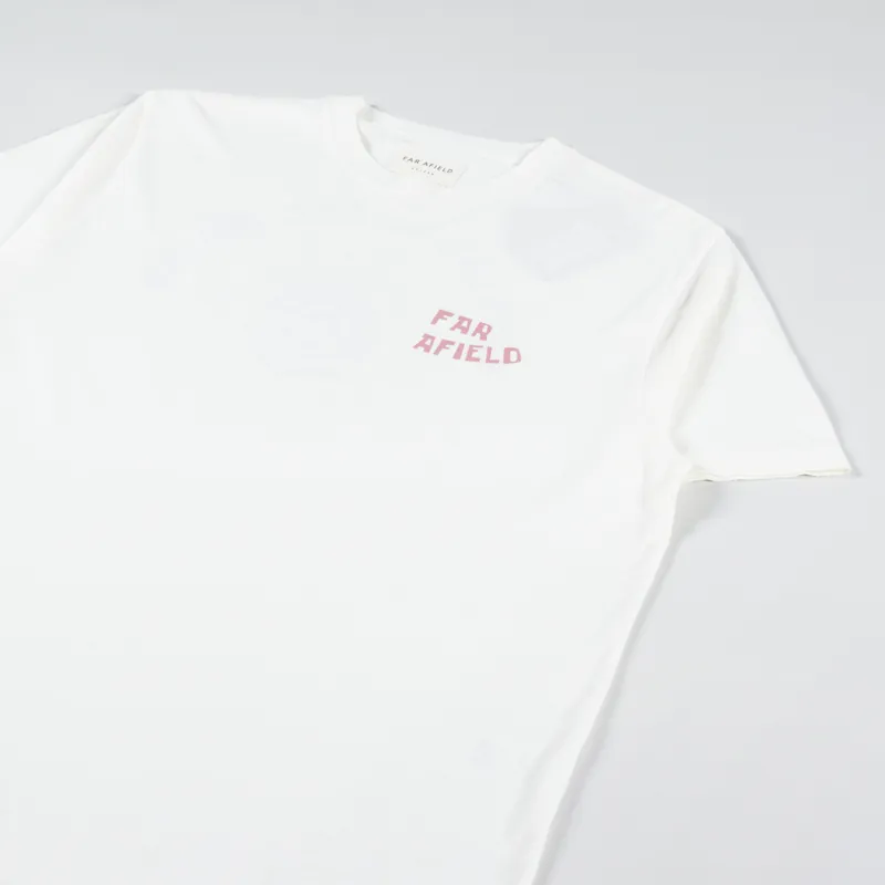 Far Afield Wonders Sun Swirl T Shirt White-3