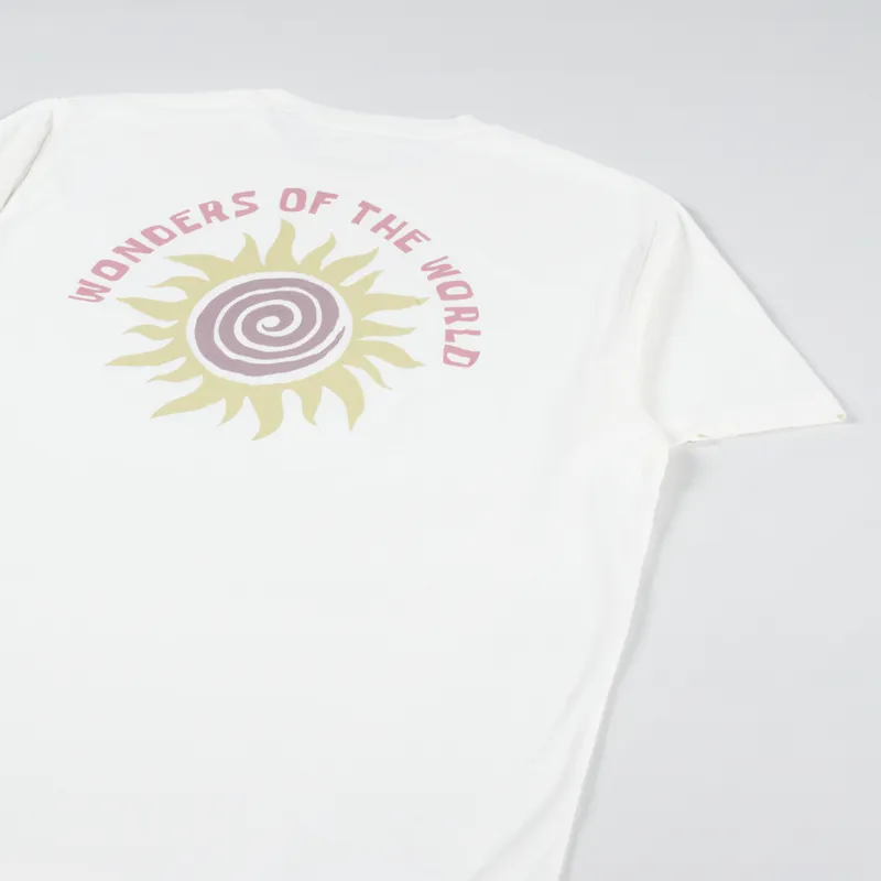 Far Afield Wonders Sun Swirl T Shirt White-2