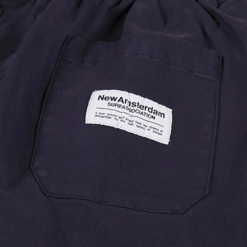 New Amsterdam Surf Association Work Shorts Navy-4