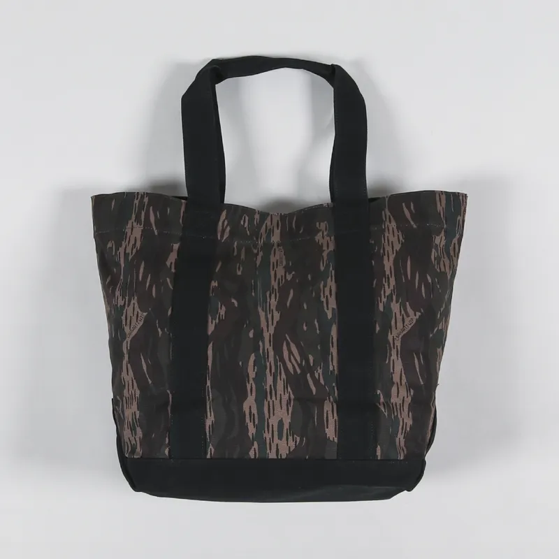 Haute Shore | Neoprene Camo Tote w/ Hot Pink Orange Stripes - Showoff