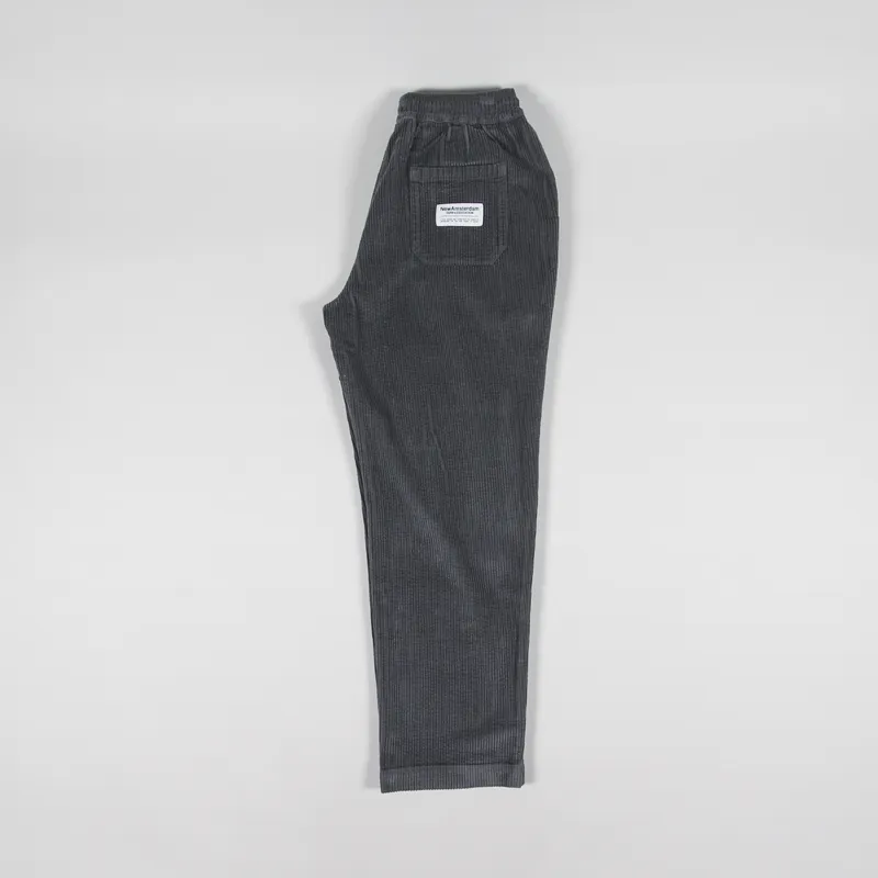 New Amsterdam Surf Association Work Trousers Cord Faded Black-2