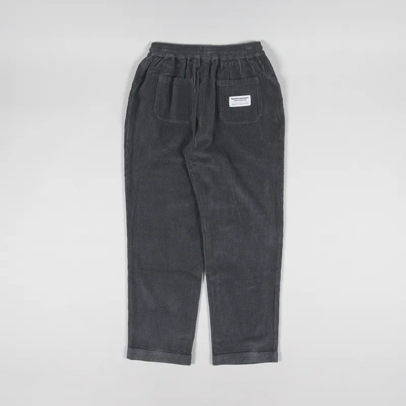 New Amsterdam Surf Association Work Trousers Cord Faded Black