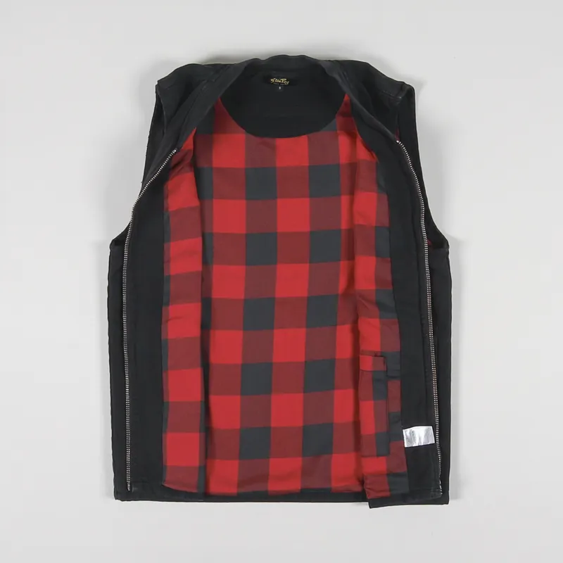 Stan Ray Works Vest Black Duck-1